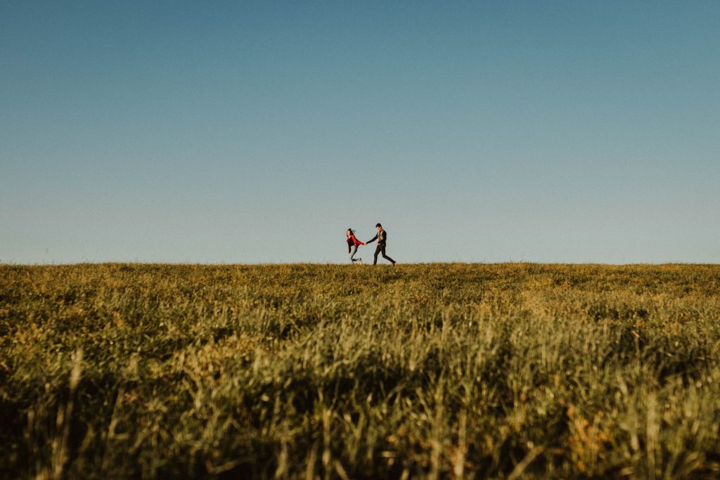 couple date with nature