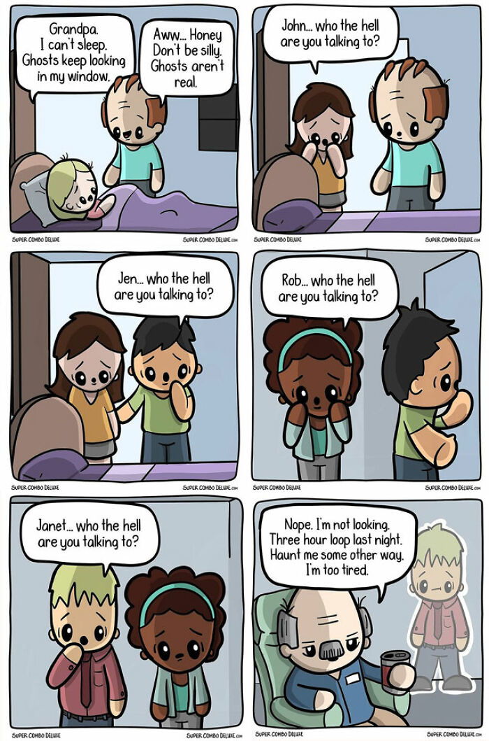 funny comics about ghosts 