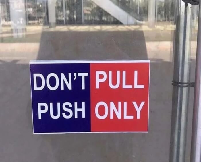unclear instructions