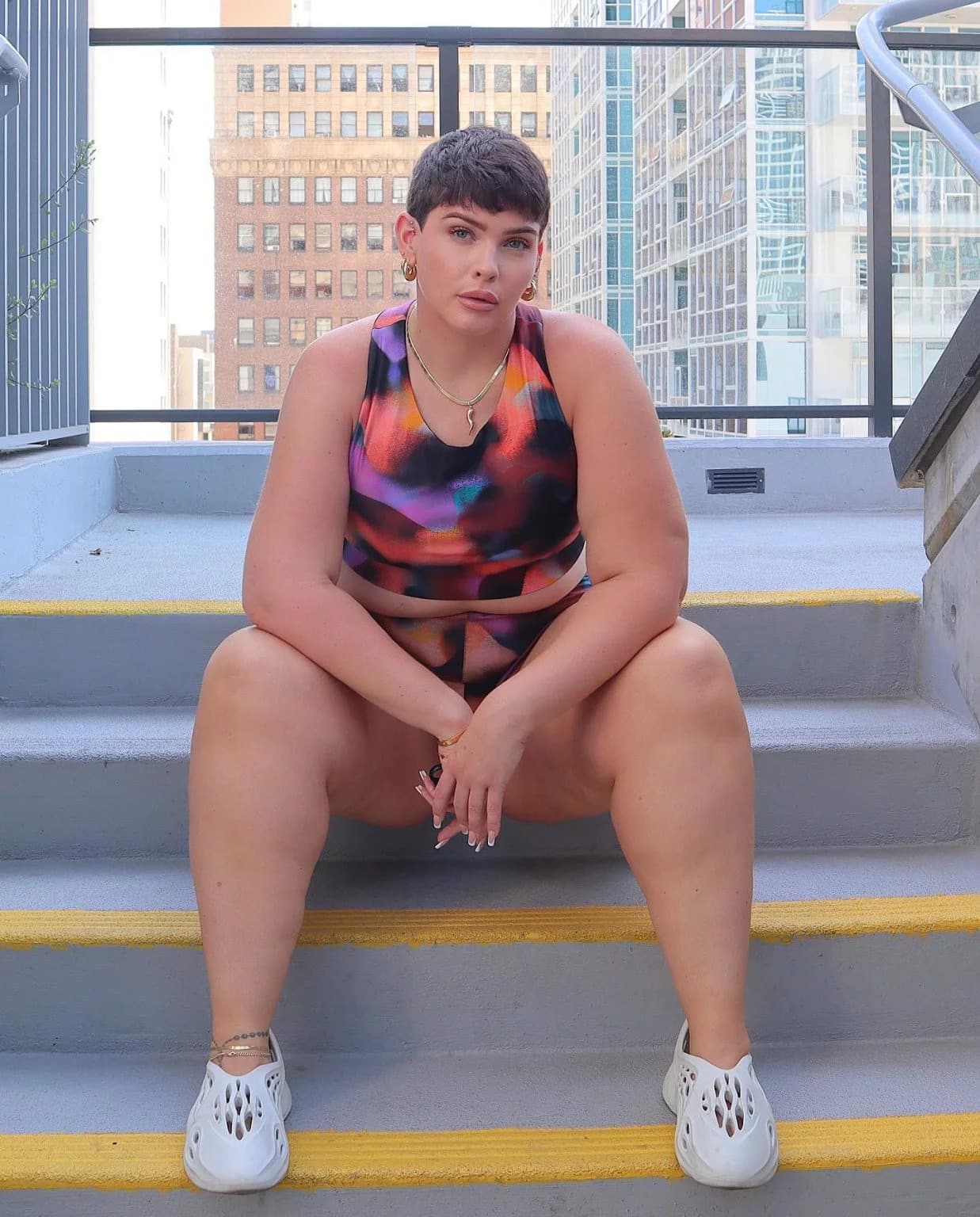 curvy woman