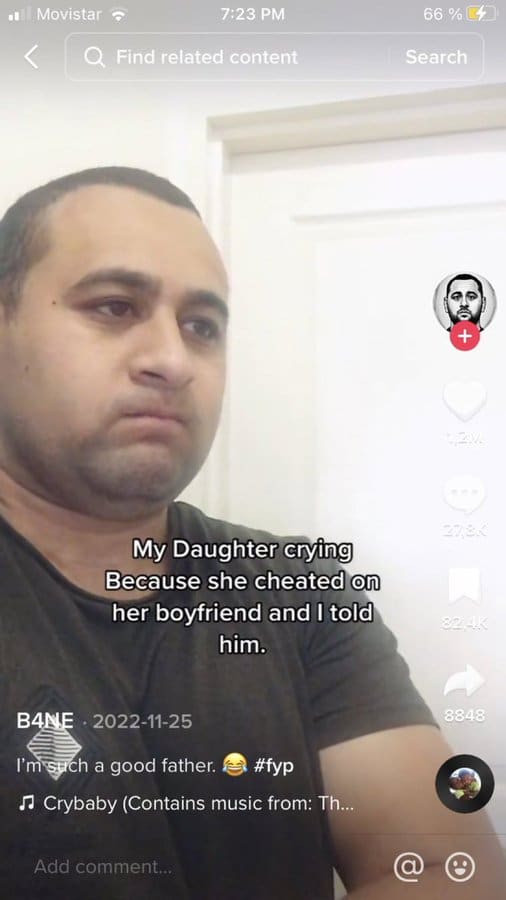 Unhinged TikTok Screenshots