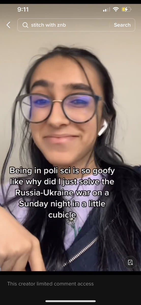 Unhinged TikTok Screenshots