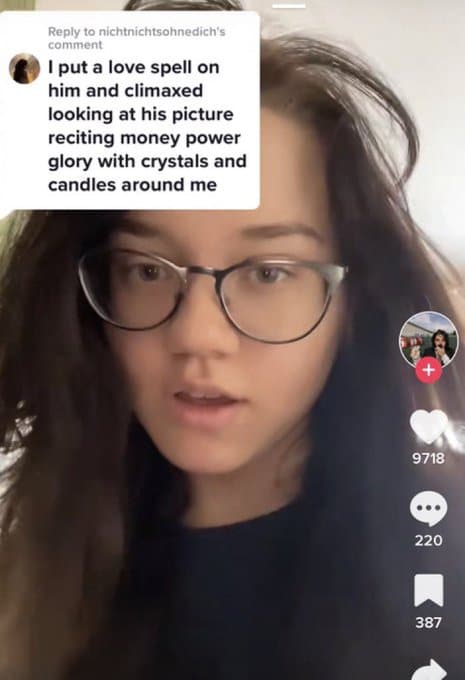 Unhinged TikTok Screenshots