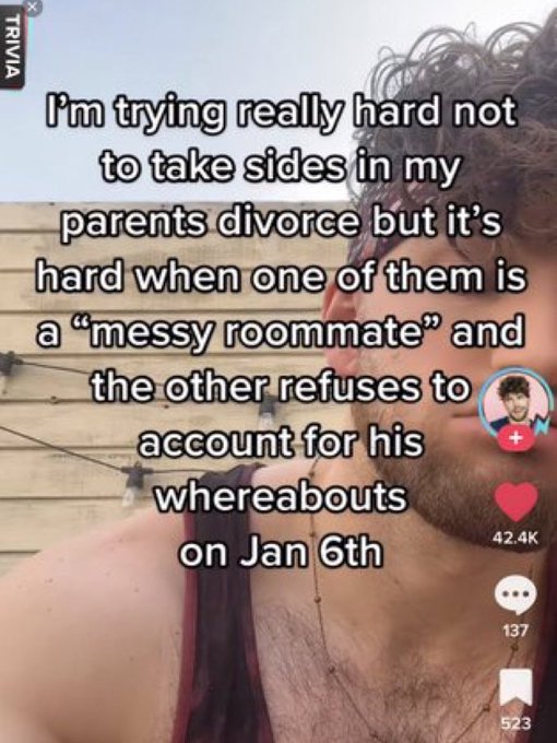 Unhinged TikTok Screenshots