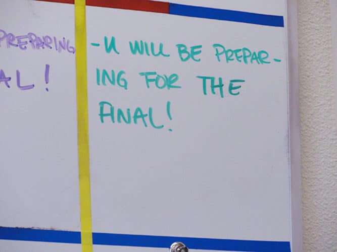Poor Letter Spacing Fails