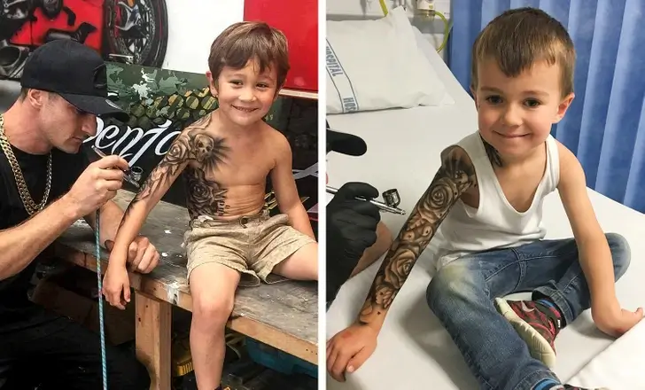 Artist Tattoos Children