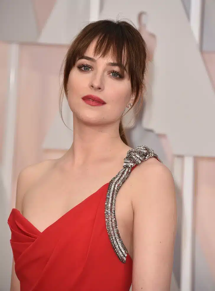 Chris Martin and Dakota Johnson