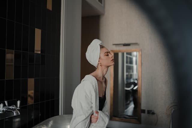 Showering at Night